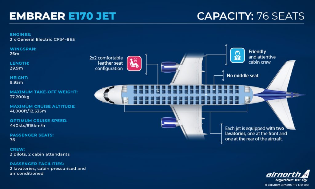 Our Fleet & Seat Map – Airnorth